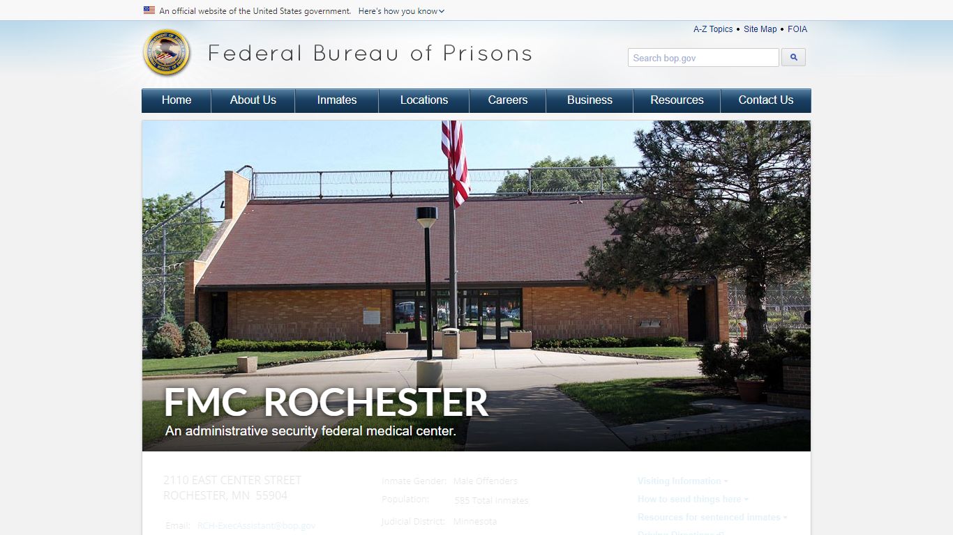 FMC Rochester - Federal Bureau of Prisons