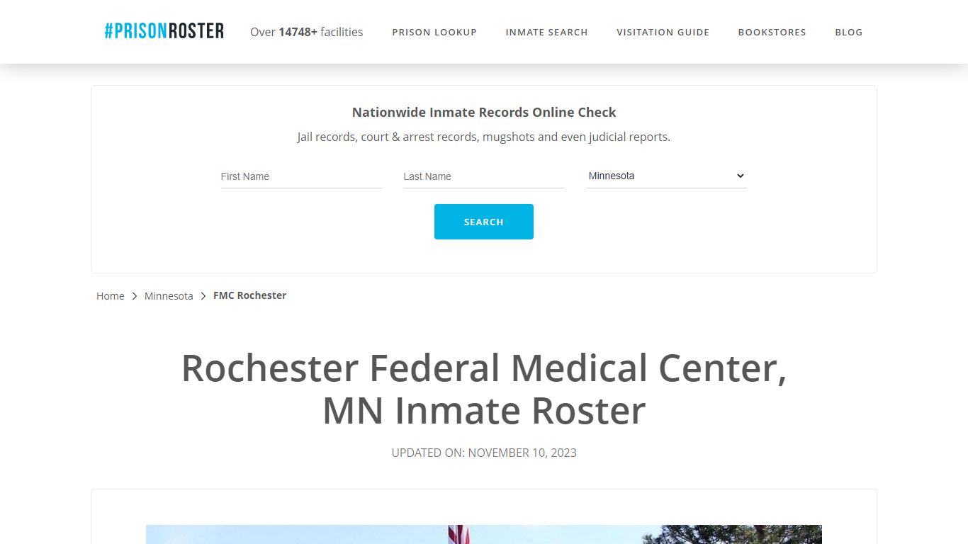 Rochester Federal Medical Center, MN Inmate Roster - Prisonroster
